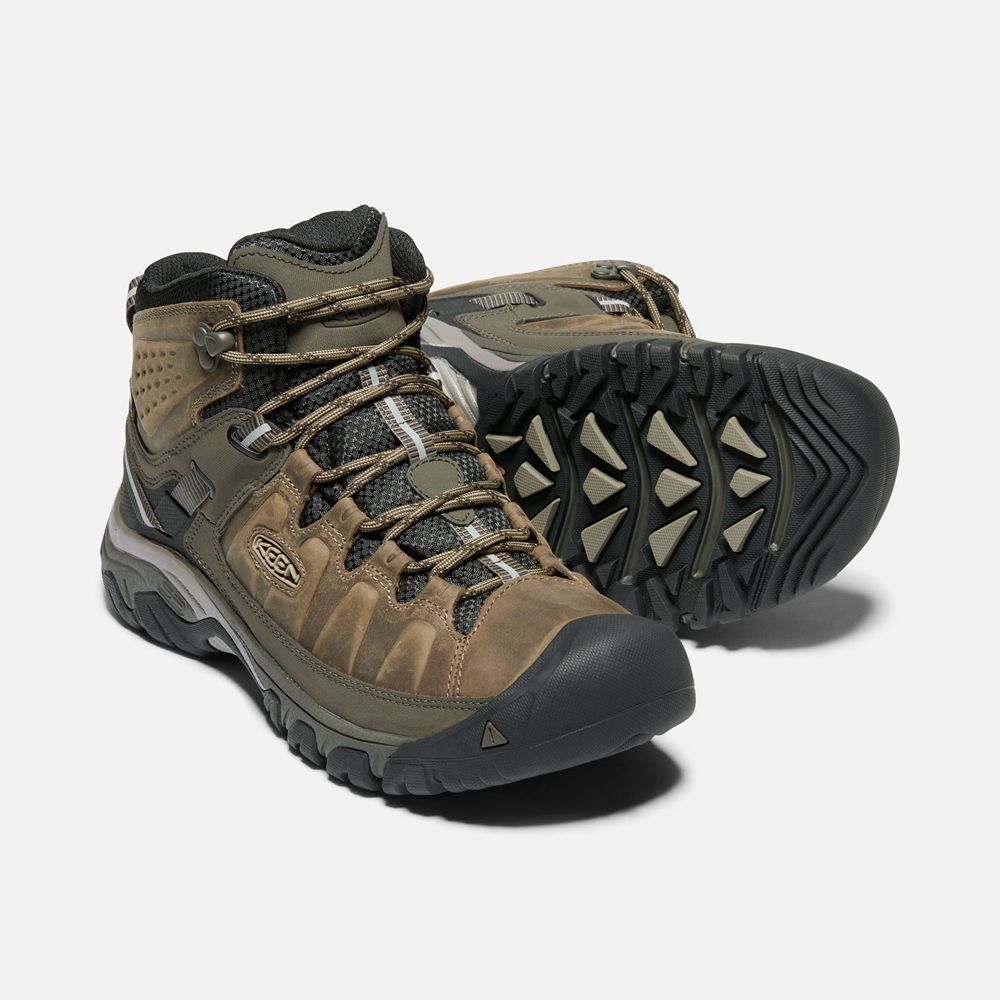 Keen Outdoor Bot Erkek Kahverengi - Targhee Iii Waterproof Mid - Türkiye XSVC50764